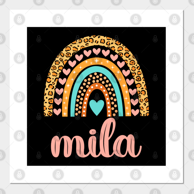 Mila Name Mila Birthday - Mila - Posters and Art Prints | TeePublic